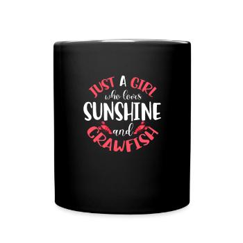 Écrevisse - Mug uni - noir - Devant