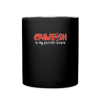 Écrevisse - Mug uni - noir - Devant