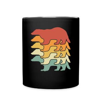 Badger Colorful - Full Colour Mug - black - Front