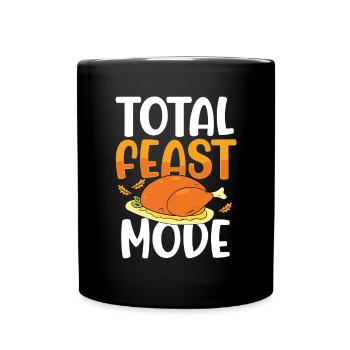 Total turkey festival mode - Full Colour Mug - black - Front