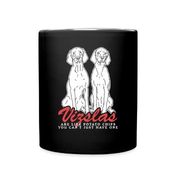 Magyar Vizsla Dog Dog Owner Gift - Full Colour Mug - black - Front