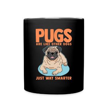 Pug Dogs | Dog Owner Dog Owner Gift - Full Colour Mug - black - Front