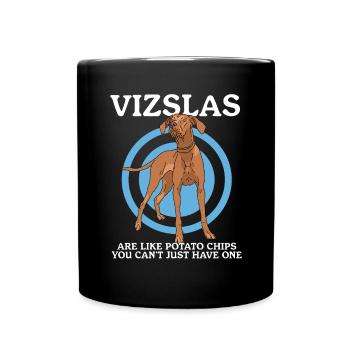 Magyar Vizsla Dog Owner Dog Gift - Full Colour Mug - black - Front