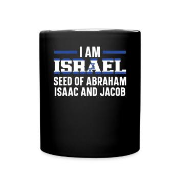 Je suis Israël Jérusalem Pays juif Israélite - Mug uni - noir - Devant
