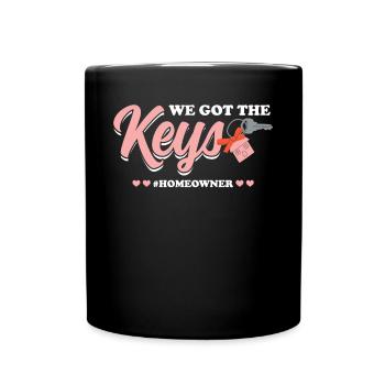 We have the keys - New homeowner - Full Colour Mug - black - Front