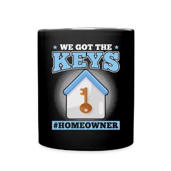We have the keys - New homeowner - Full Colour Mug - black - Front
