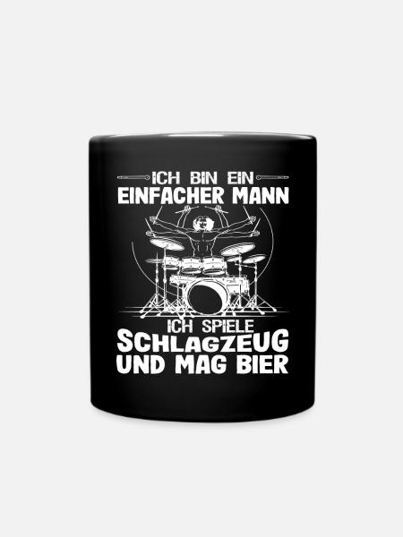Lustiger Wandern Spruch Wanderer Natur - Tasse einfarbig - Schwarz