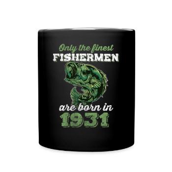 Legendär 91 Jahre alt Geschenk zum 91. Geburtstag - Tasse einfarbig - Schwarz - Vorne