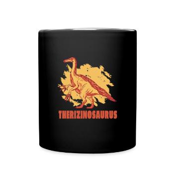 Therizinosaurus Birthday Kids Design - Full Colour Mug - black - Front