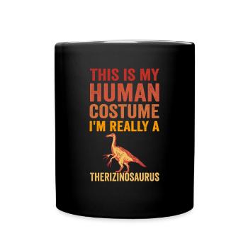 Therizinosaurus Birthday Kids Design - Full Colour Mug - black - Front
