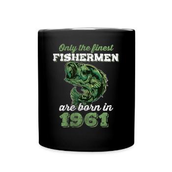 Legendär 61 Jahre alt Geschenk zum 61. Geburtstag - Tasse einfarbig - Schwarz - Vorne