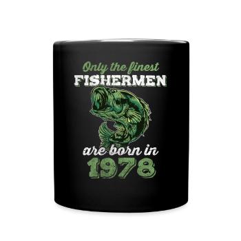 Legendär 44 Jahre alt Geschenk zum 44. Geburtstag - Tasse einfarbig - Schwarz - Vorne