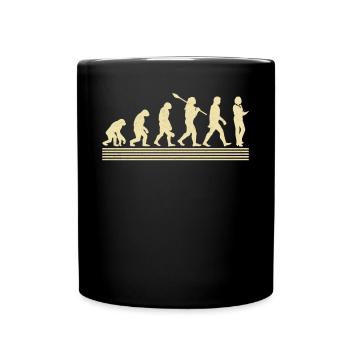 Evolution Des Veranstaltungsplaners - Tasse einfarbig - Schwarz - Vorne