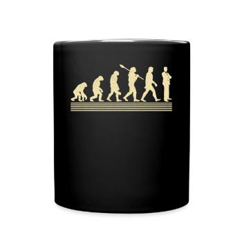 Verkaufsleiter Evolution - Tasse einfarbig - Schwarz - Vorne