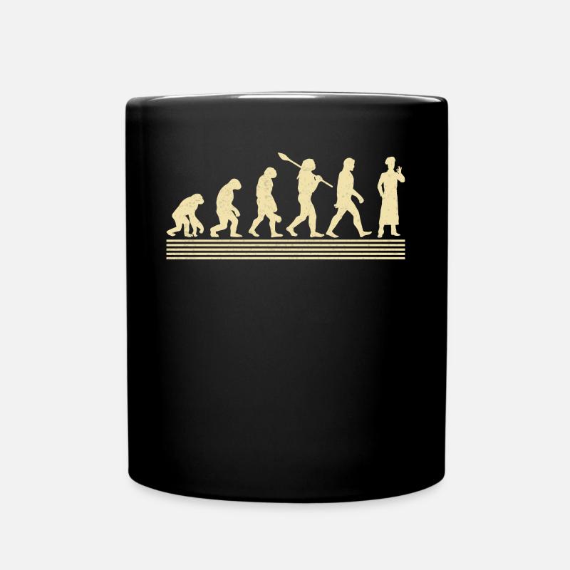 Koch Evolution - Tasse einfarbig - Schwarz