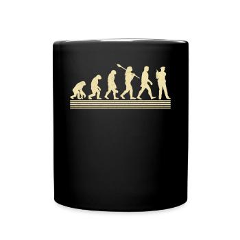 Évolution du policier - Mug uni - noir - Devant