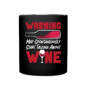 Sommelier Wine Drinking Tasting - Tasse einfarbig - Schwarz - Vorne