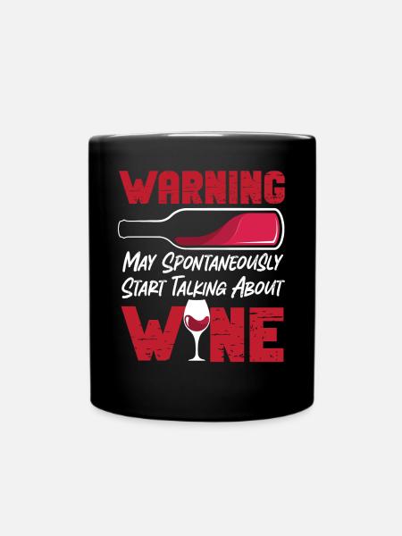 Sommelier Wine Drinking Tasting - Tasse einfarbig - Schwarz