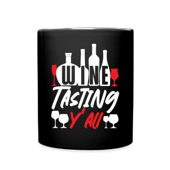 Sommelier Wine Drinking Tasting - Tasse einfarbig - Schwarz - Vorne