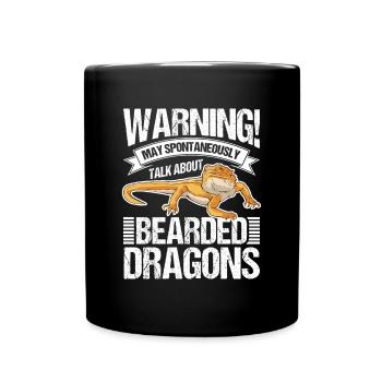 Dragon barbu Cadeau Dragon barbu - Mug uni - noir - Devant