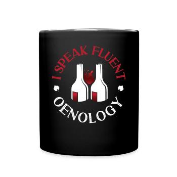 Sommelier Dégustation de vins i - Mug uni - noir - Devant