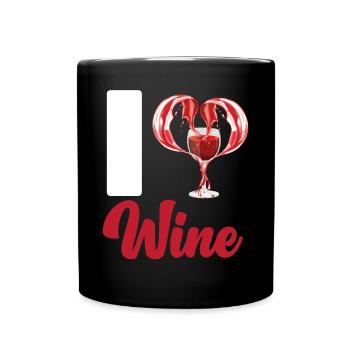 Sommelier Wine Drinking Tasting - Tasse einfarbig - Schwarz - Vorne