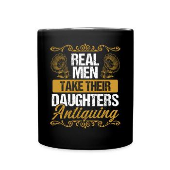 Antique Collecting Treasure Hunter Antique - Full Colour Mug - black - Front
