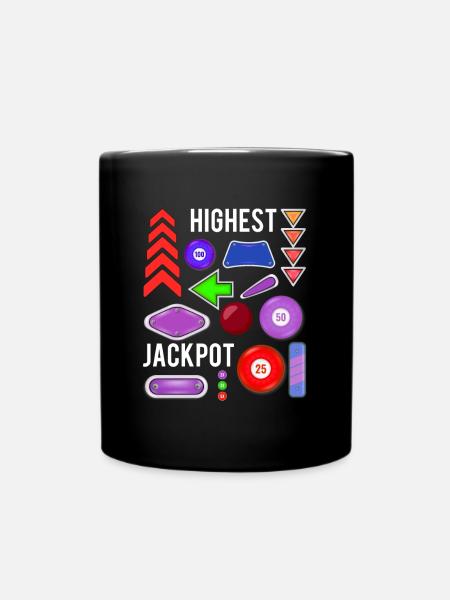 Highest Jackpot Pinball Shirt - Tasse einfarbig - Schwarz