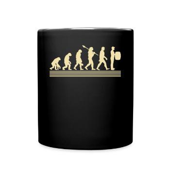 Évolution des vignerons - Mug uni - noir - Devant