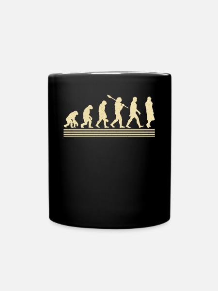 Leichenbestatter-evolution - Tasse einfarbig - Schwarz