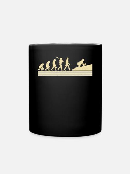 Évolution du couvreur - Mug uni - noir