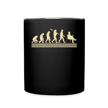 Évolution du psychologue - Mug uni - noir - Devant