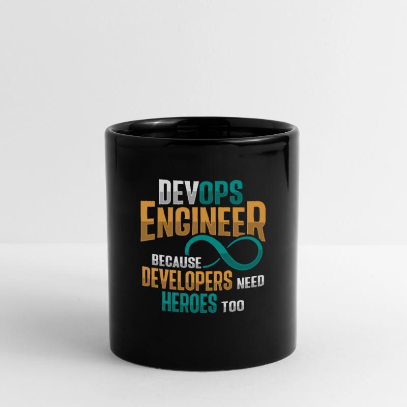 Sys-Admin Developer Devops Engineer Full Colour Mug