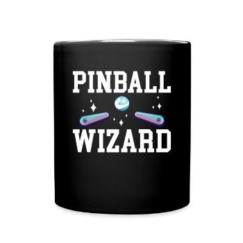 Pinball Wizard Shirt Cadeau Flipper Machine - Mug uni - noir - Devant