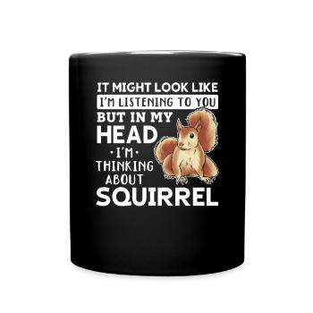 J’ai peut-être l’impression d’écouter... - Mug uni - noir - Devant