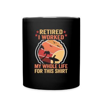 Retraite Idée cadeau Retraité Collègue de travail - Mug uni - noir - Devant