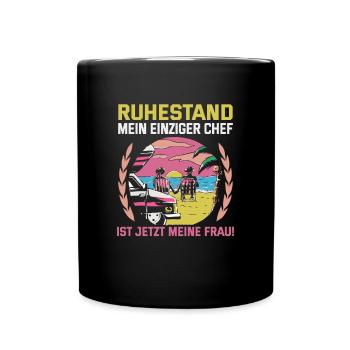 Retraite Idée cadeau Retraité Collègue de travail - Mug uni - noir - Devant