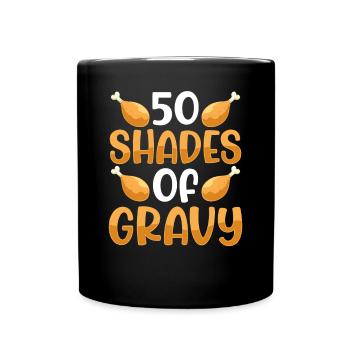 Shades of sauce - Full Colour Mug - black - Front
