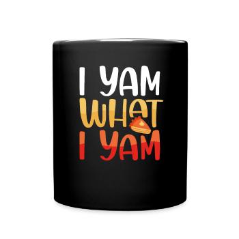 I love what I love pumpkin - Full Colour Mug - black - Front