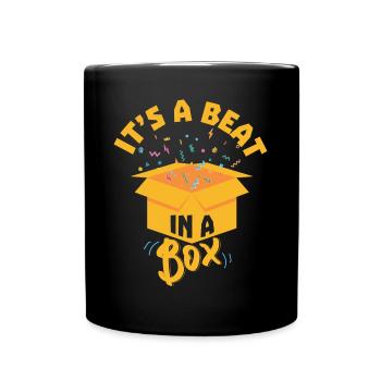 Its A Beat In A Box - Full Colour Mug - black - Front