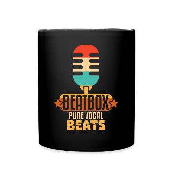 Beatbox Pure Vocal Beats - Full Colour Mug - black - Front