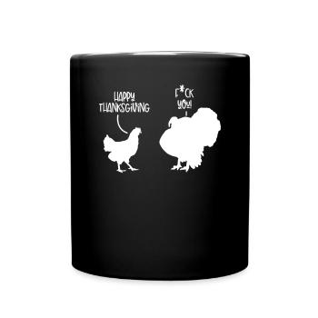 Bonne dinde de Thanksgiving - Mug uni - noir - Devant