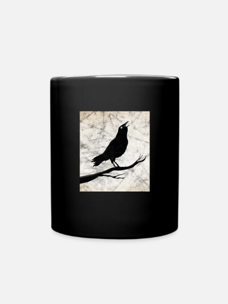 Raven - Full Colour Mug - black
