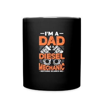 Diesel Auto Tuning Gasoline Vehicle Gift - Full Colour Mug - black - Front