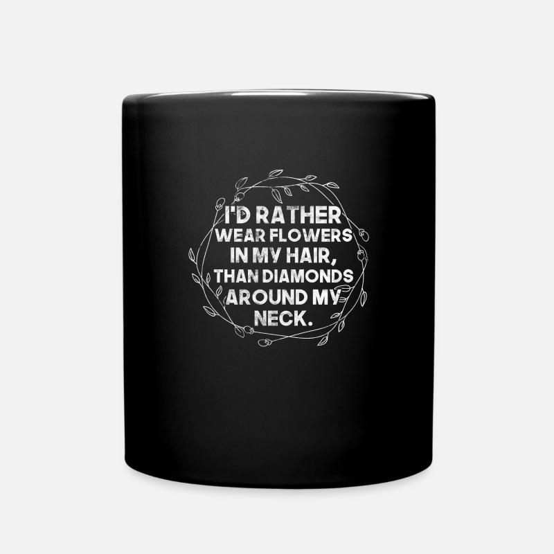 Hippy - Full Colour Mug - black