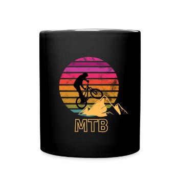 Motards VTT - Mug uni - noir - Devant