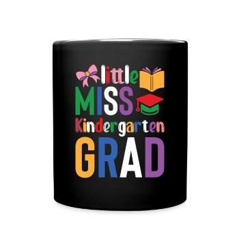Chemise de la rentrée scolaire Little Miss Kindergarten - Mug uni - noir - Devant