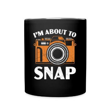 Je suis sur le point de prendre des photos Photographe - Mug uni - noir - Devant