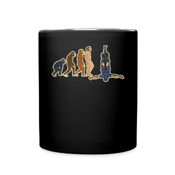 Bungee Jumping Evolution Adrenalin Bungee Jumper - Tasse einfarbig - Schwarz - Vorne