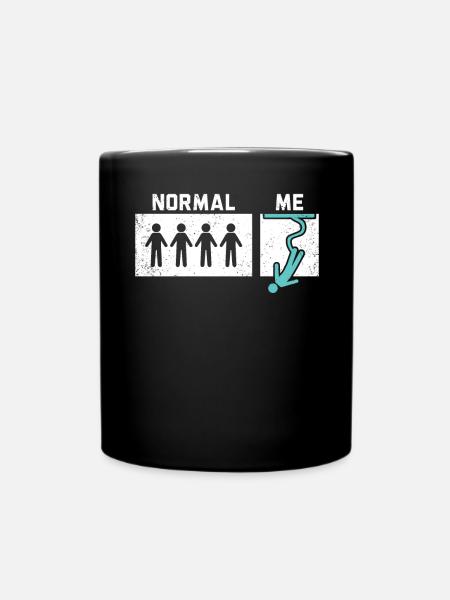 Bungee-Jumping-Nervenkitzel Sucher Bungee-Jumper - Tasse einfarbig - Schwarz